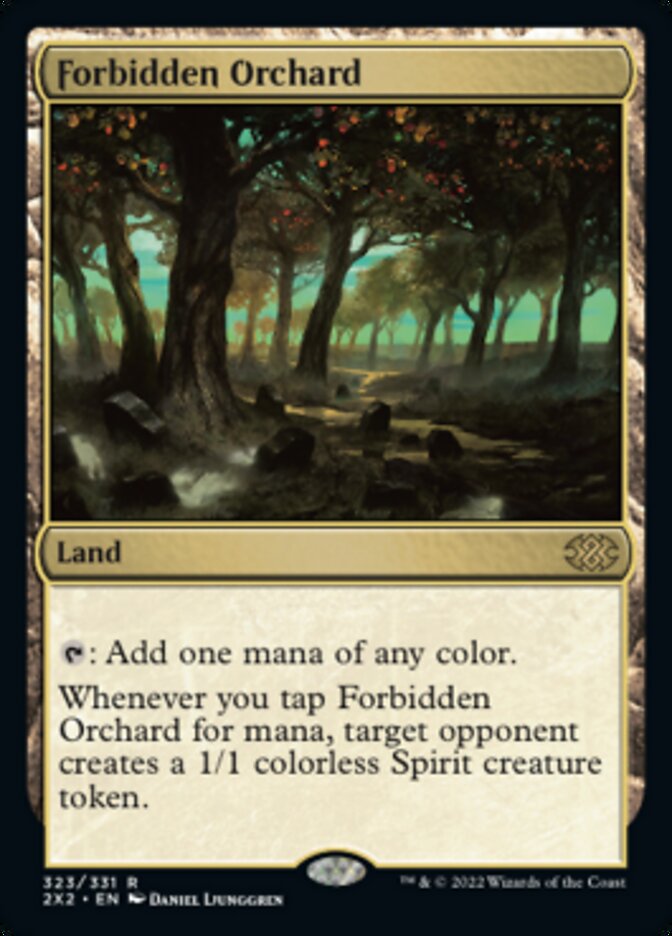 Forbidden Orchard [Double Masters 2022] | Tables and Towers