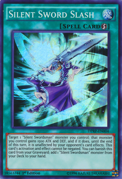 Silent Sword Slash [DPRP-EN004] Super Rare | Tables and Towers