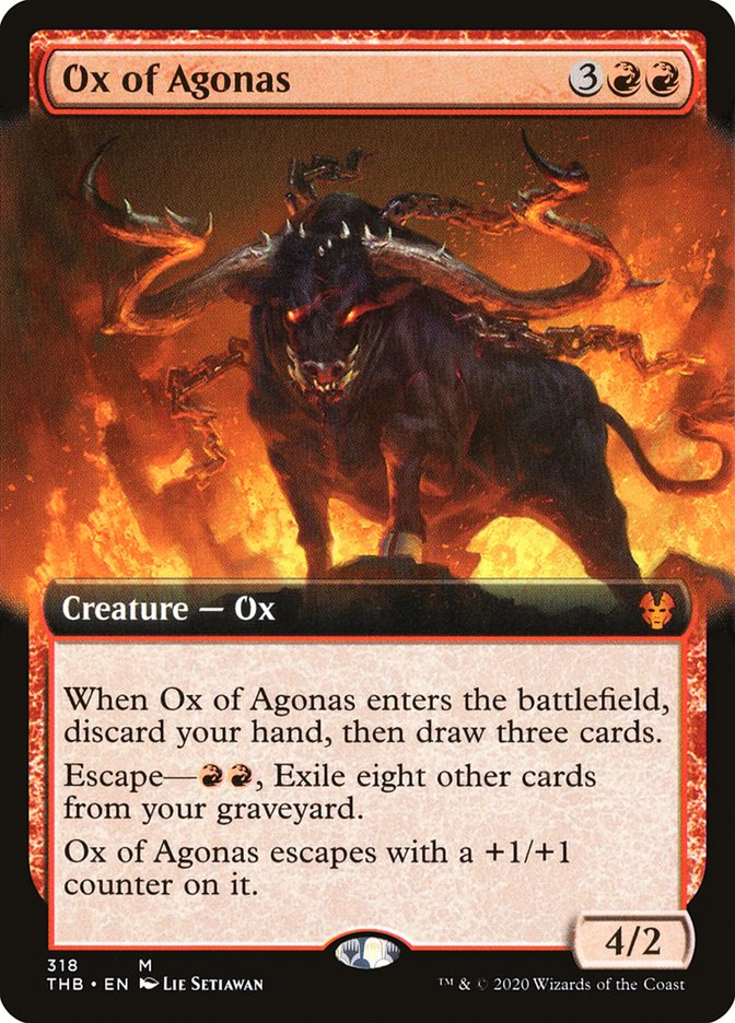 Ox of Agonas (Extended Art) [Theros Beyond Death] | Tables and Towers