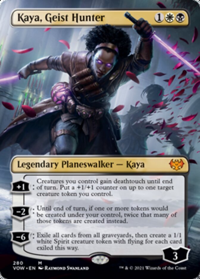 Kaya, Geist Hunter (Borderless) [Innistrad: Crimson Vow] | Tables and Towers