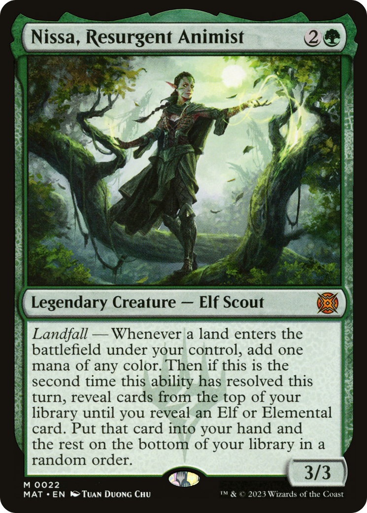 Nissa, Resurgent Animist [March of the Machine: The Aftermath] | Tables and Towers