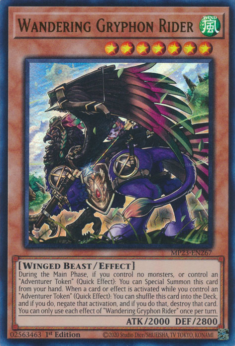 Wandering Gryphon Rider [MP23-EN267] Ultra Rare | Tables and Towers