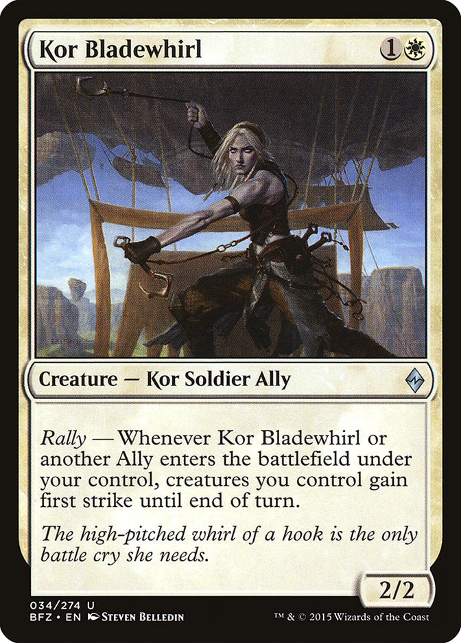 Kor Bladewhirl [Battle for Zendikar] | Tables and Towers