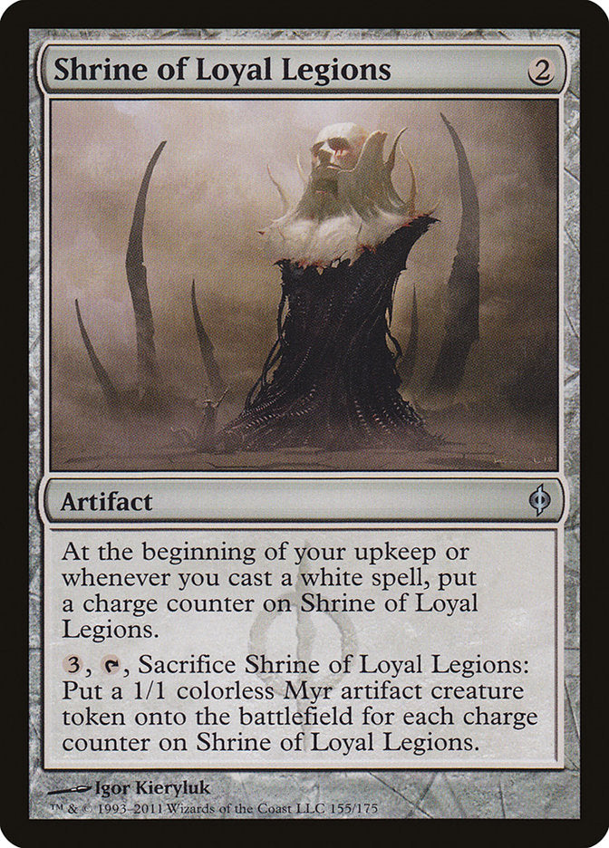 Shrine of Loyal Legions [New Phyrexia] | Tables and Towers