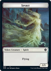 Cat Bird // Spirit Double-Sided Token [Starter Commander Decks] | Tables and Towers