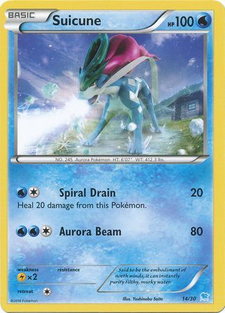 Suicune (14/30) [XY: Trainer Kit 3 - Suicune] | Tables and Towers