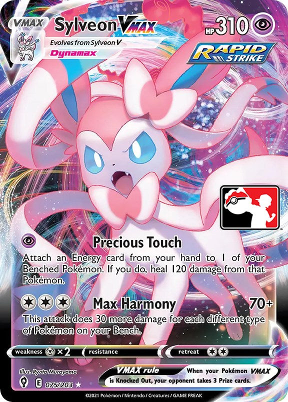 Sylveon VMAX (075/203) [Prize Pack Series One] | Tables and Towers