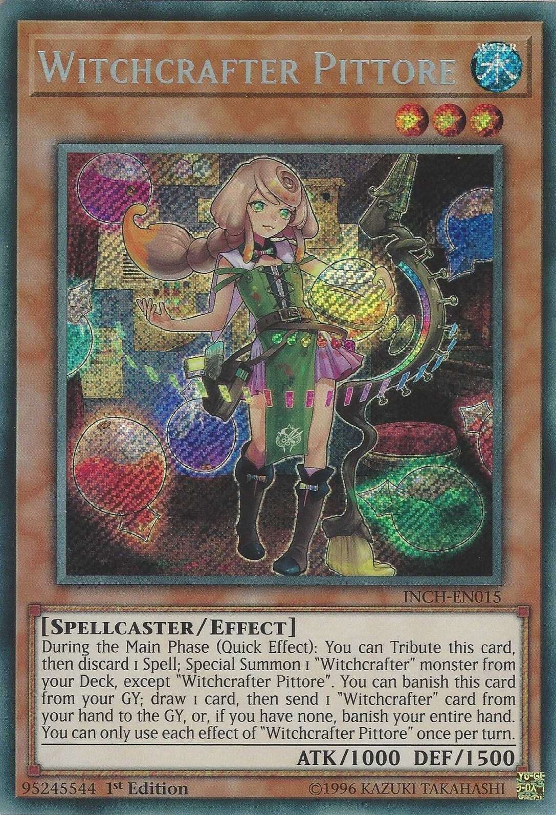 Witchcrafter Pittore [INCH-EN015] Secret Rare | Tables and Towers