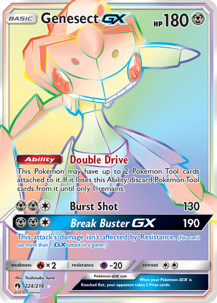 Genesect GX (224/214) [Sun & Moon: Lost Thunder] | Tables and Towers