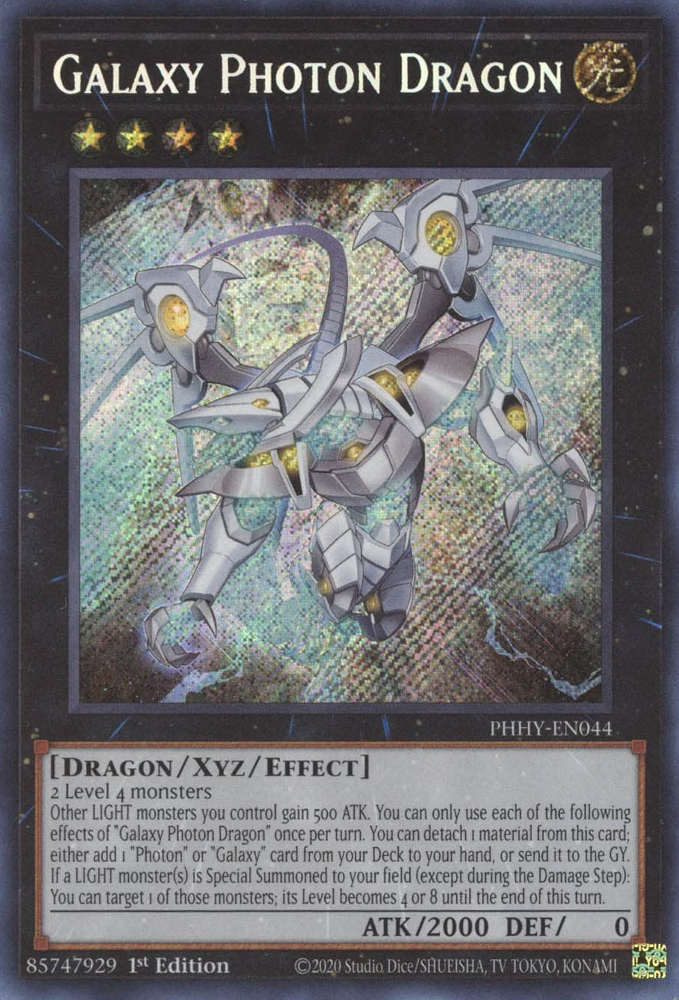 Galaxy Photon Dragon [PHHY-EN044] Secret Rare | Tables and Towers