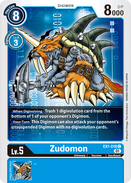 Zudomon [EX1-018] [Classic Collection] | Tables and Towers