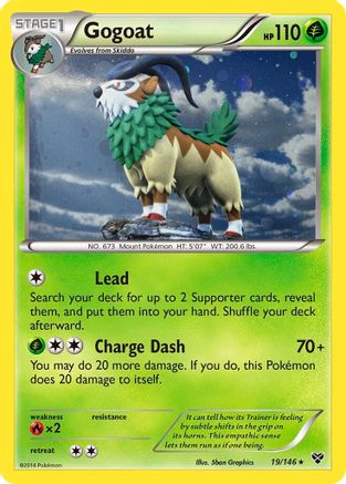 Gogoat (19/146) (Cosmos Holo) [XY: Base Set] | Tables and Towers