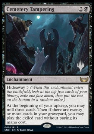 Cemetery Tampering (Promo Pack) [Streets of New Capenna Promos] | Tables and Towers