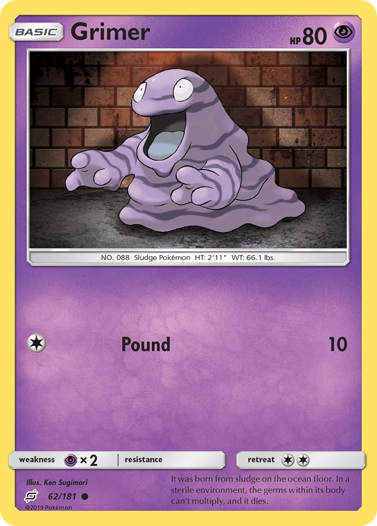 Grimer (62/181) [Sun & Moon: Team Up] | Tables and Towers