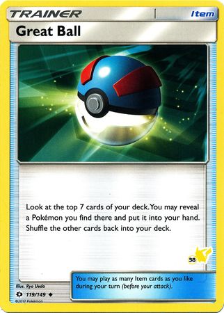 Great Ball (119/149) (Pikachu Stamp #38) [Battle Academy 2020] | Tables and Towers