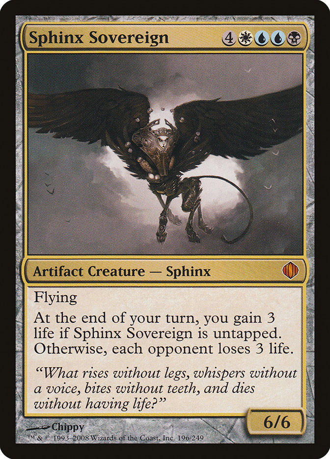 Sphinx Sovereign [Shards of Alara] | Tables and Towers