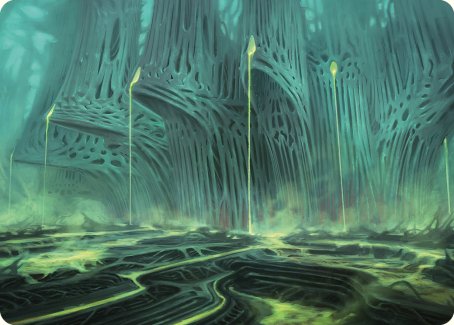 Swamp Art Card [Phyrexia: All Will Be One Art Series] | Tables and Towers