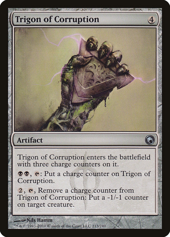 Trigon of Corruption [Scars of Mirrodin] | Tables and Towers