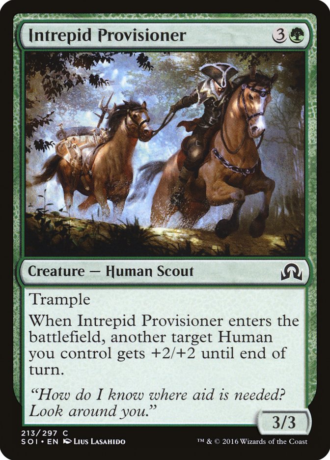 Intrepid Provisioner [Shadows over Innistrad] | Tables and Towers