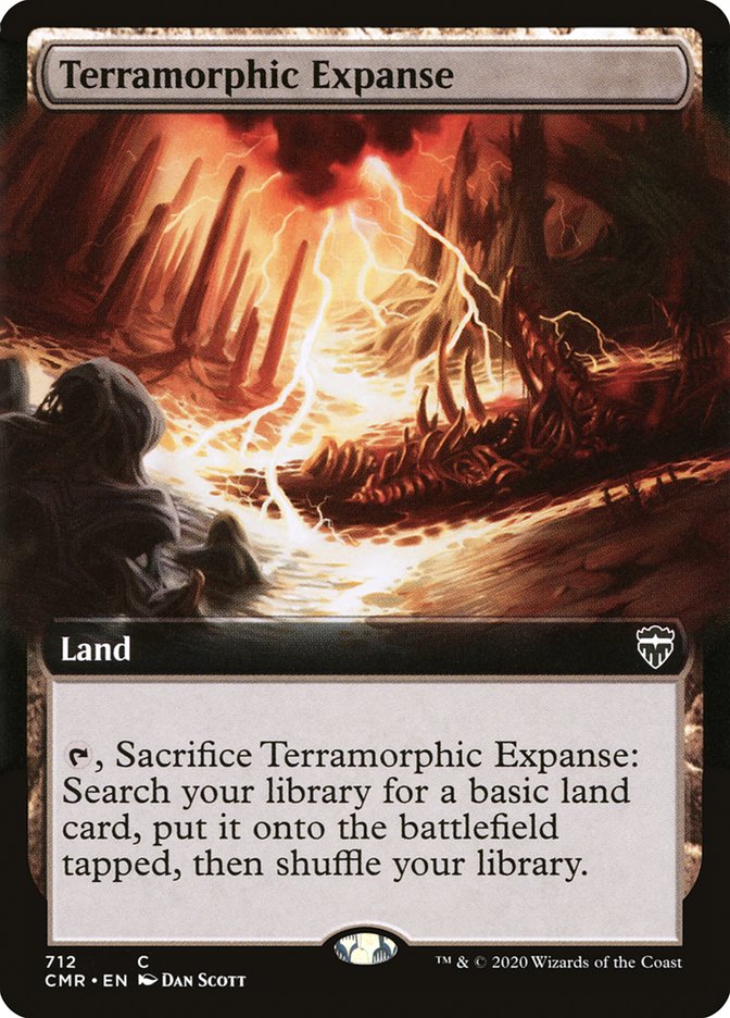 Terramorphic Expanse (Extended Art) [Commander Legends] | Tables and Towers