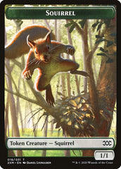 Demon // Squirrel Double-Sided Token [Double Masters Tokens] | Tables and Towers