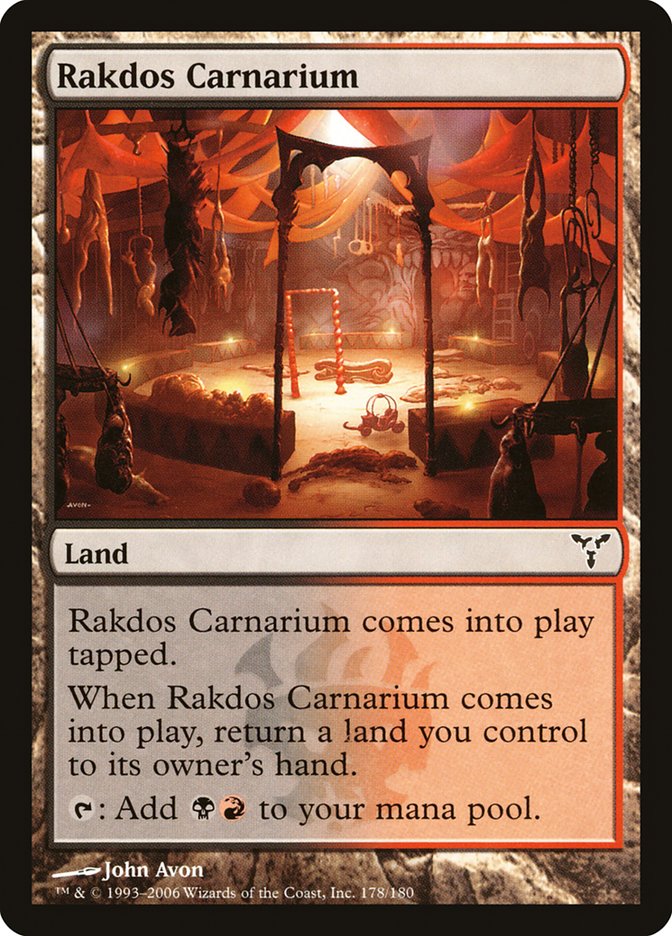 Rakdos Carnarium [Dissension] | Tables and Towers