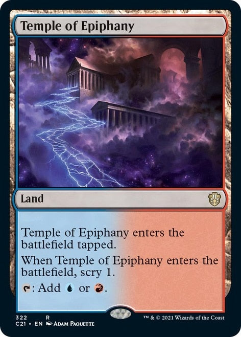 Temple of Epiphany [Commander 2021] | Tables and Towers