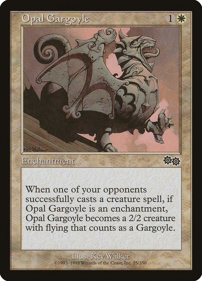 Opal Gargoyle [Urza's Saga] | Tables and Towers