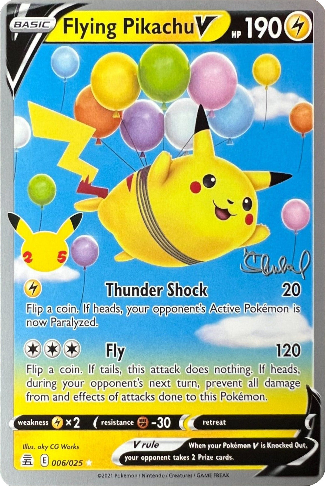 Flying Pikachu V (006/025) (ADP - Ondrej Skubal) [World Championships 2022] | Tables and Towers