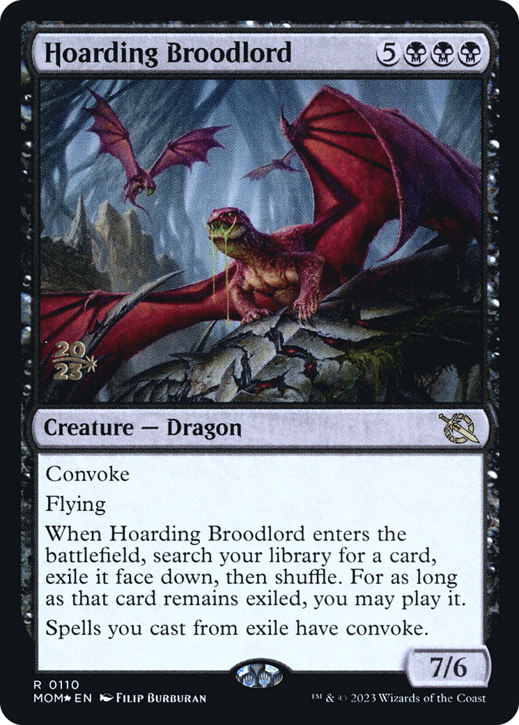 Hoarding Broodlord [March of the Machine Prerelease Promos] | Tables and Towers