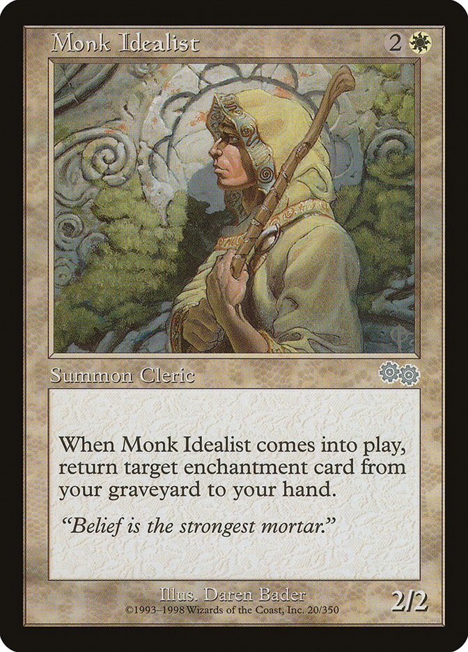 Monk Idealist [Urza's Saga] | Tables and Towers