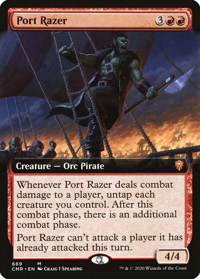 Port Razer (Extended Art) [Commander Legends] | Tables and Towers