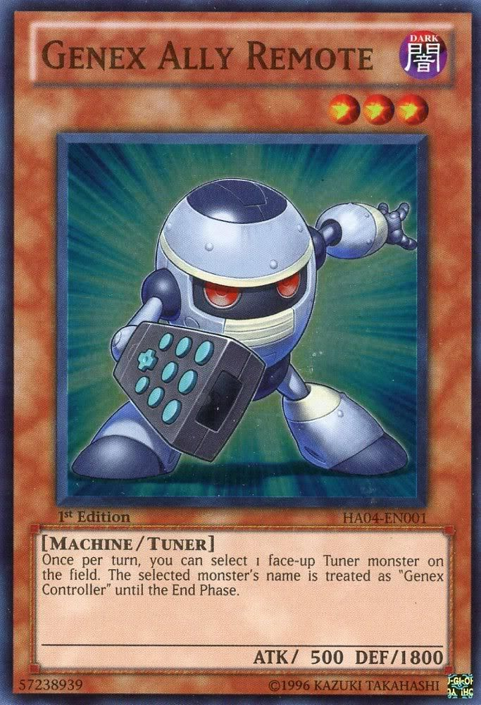 Genex Ally Remote [HA04-EN001] Super Rare | Tables and Towers