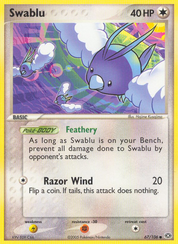 Swablu (67/106) [EX: Emerald] | Tables and Towers