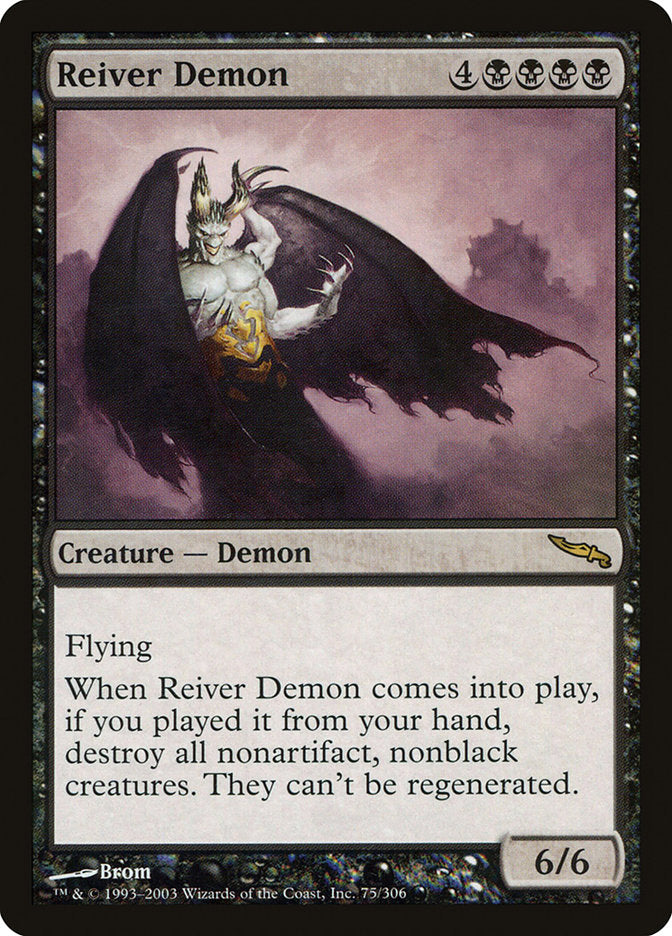 Reiver Demon [Mirrodin] | Tables and Towers