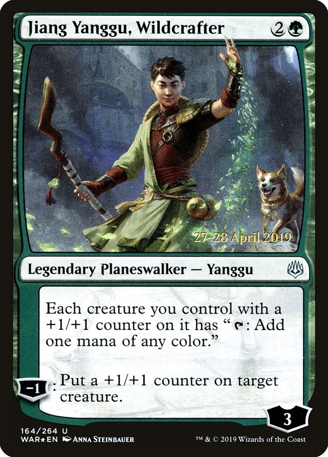 Jiang Yanggu, Wildcrafter [War of the Spark Prerelease Promos] | Tables and Towers