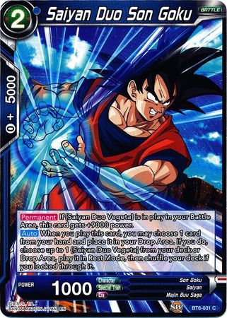 Saiyan Duo Son Goku (BT6-031) [Destroyer Kings] | Tables and Towers