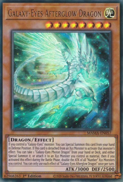 Galaxy-Eyes Afterglow Dragon [MAMA-EN057] Ultra Rare | Tables and Towers