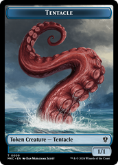 Tentacle // Koma's Coil Double-Sided Token [Murders at Karlov Manor Commander Tokens] | Tables and Towers