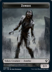 Zombie // Spirit Double-Sided Token [Commander 2021 Tokens] | Tables and Towers