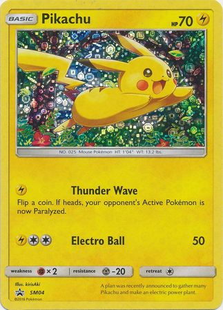 Pikachu (SM04) (General Mills Promo) [Sun & Moon: Black Star Promos] | Tables and Towers