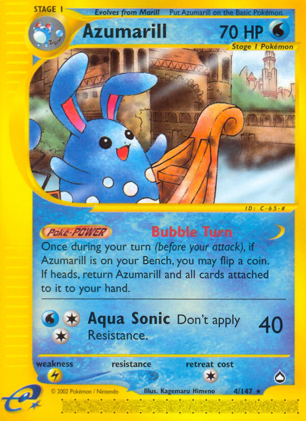 Azumarill (4/147) [Aquapolis] | Tables and Towers