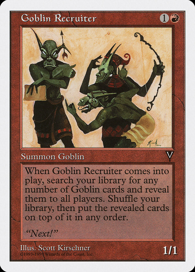 Goblin Recruiter [Anthologies] | Tables and Towers