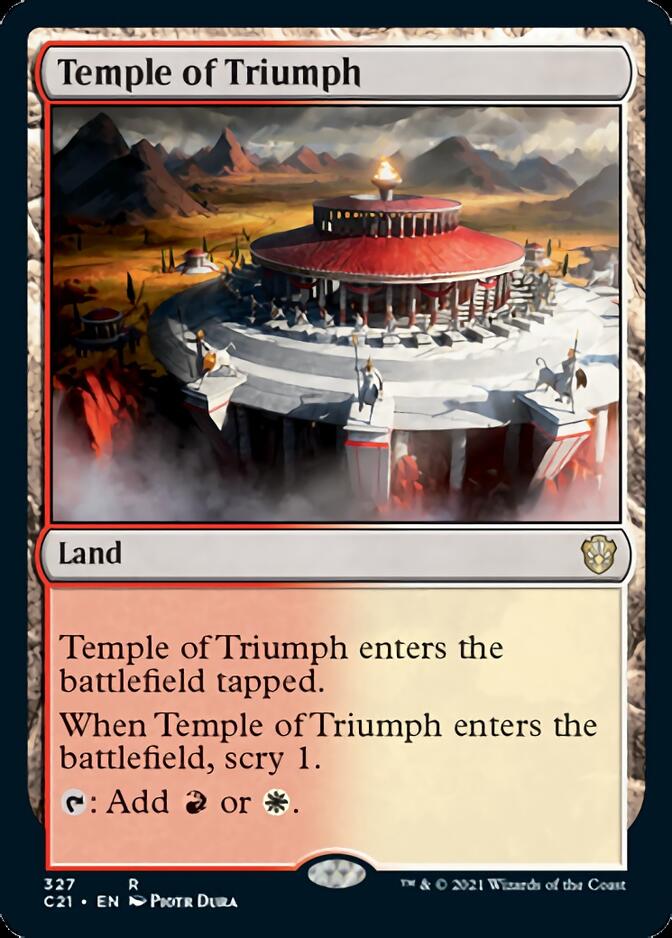 Temple of Triumph [Commander 2021] | Tables and Towers