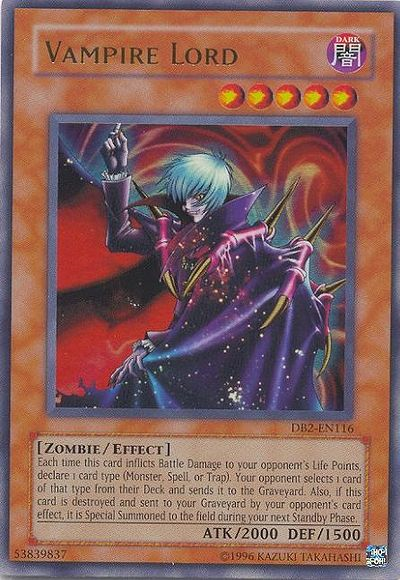 Vampire Lord [DB2-EN116] Ultra Rare | Tables and Towers