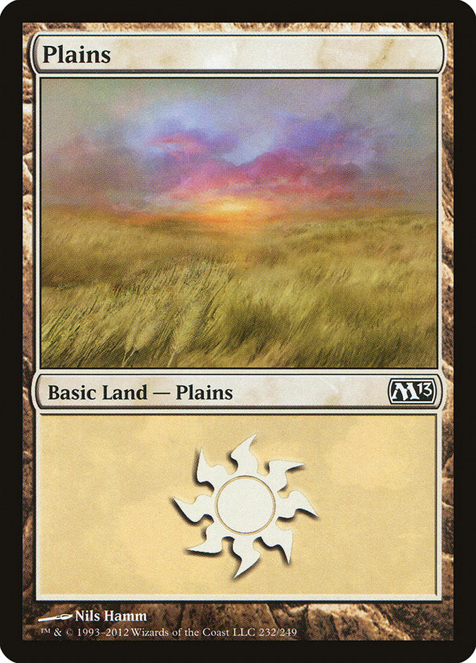 Plains (232) [Magic 2013] | Tables and Towers