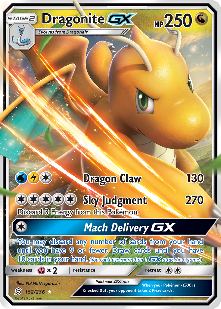 Dragonite GX (152/236) [Sun & Moon: Unified Minds] | Tables and Towers