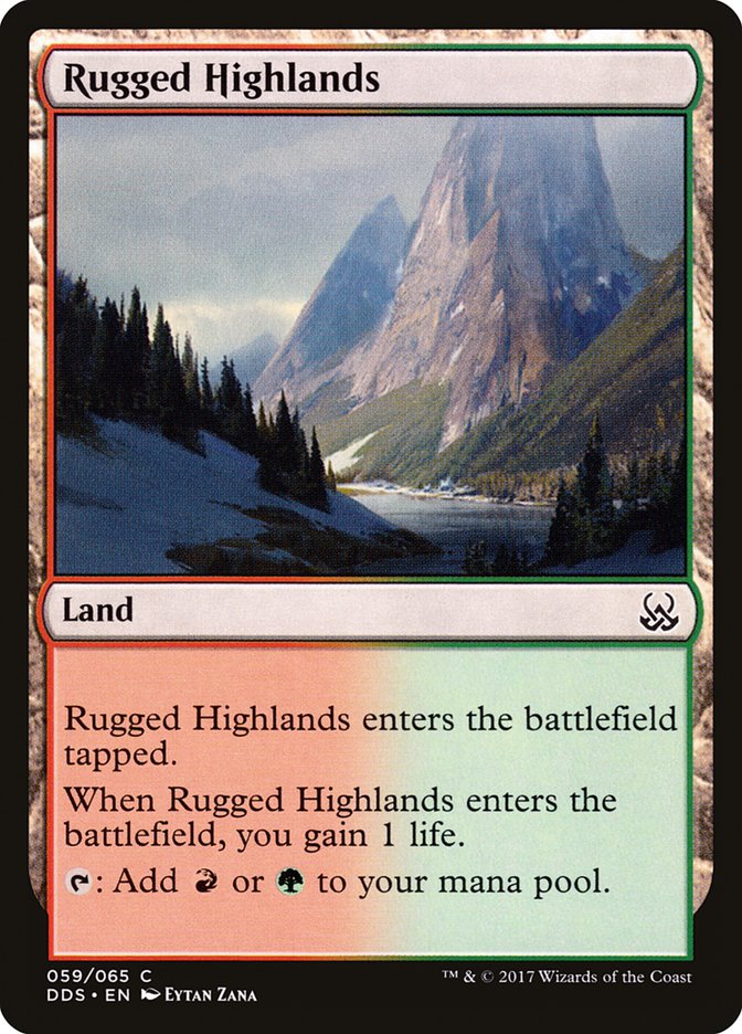 Rugged Highlands [Duel Decks: Mind vs. Might] | Tables and Towers