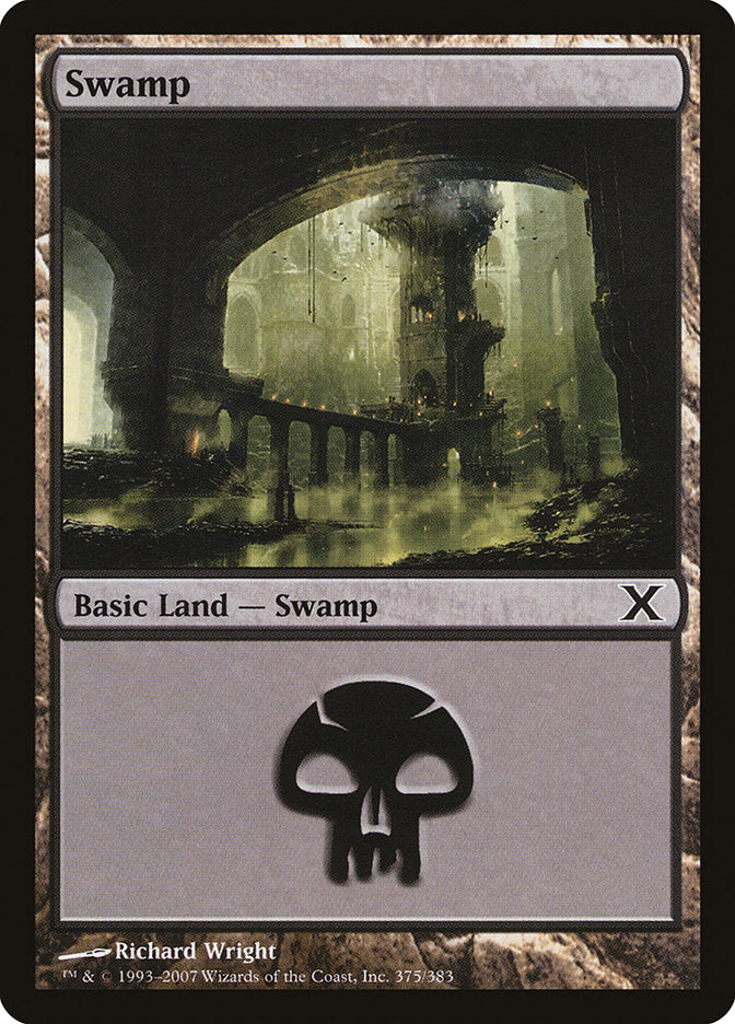 Swamp (375) [Tenth Edition] | Tables and Towers