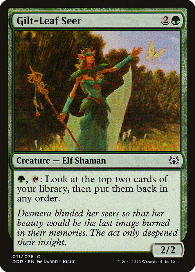 Gilt-Leaf Seer [Duel Decks: Nissa vs. Ob Nixilis] | Tables and Towers